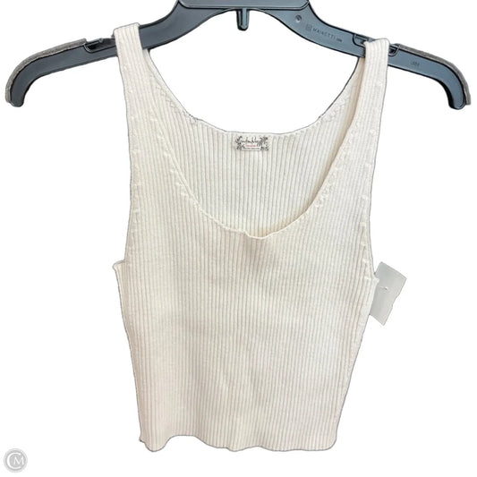 Top Sleeveless By Free People In White, Size: M