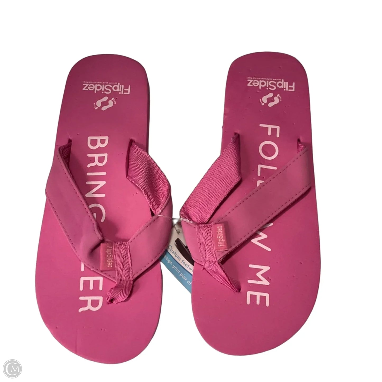 Sandals Flip Flops By Clothes Mentor In Pink, Size: 6.5