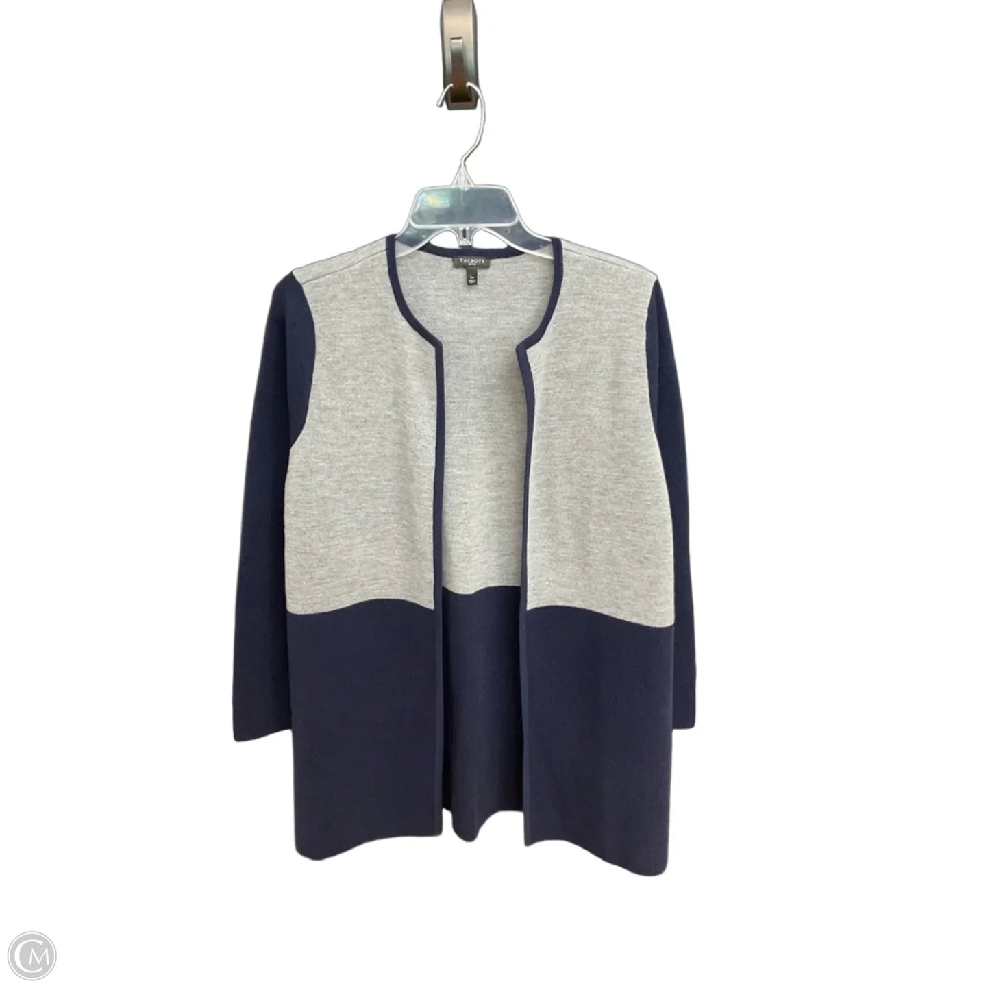 Cardigan By Talbots In Grey, Size: Lp