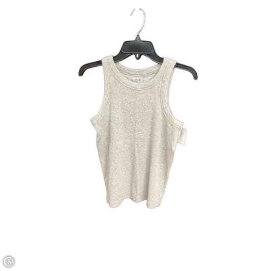 Top Sleeveless Basic By Loft In Grey, Size: L