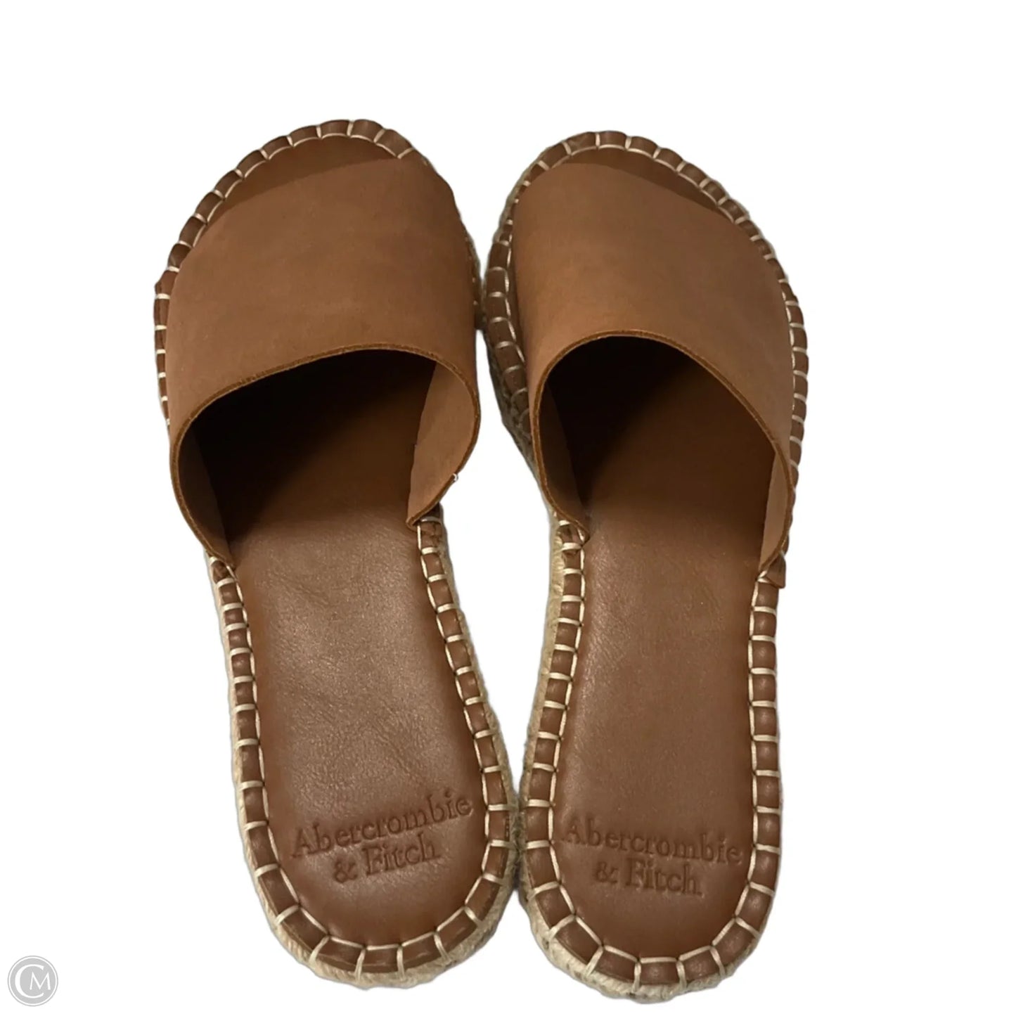 Sandals Flats By Abercrombie And Fitch In Brown, Size: 8