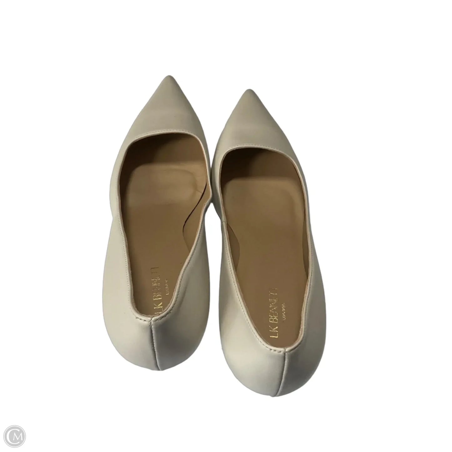 Shoes Heels Kitten By Lk Bennett In Cream, Size: 7.5
