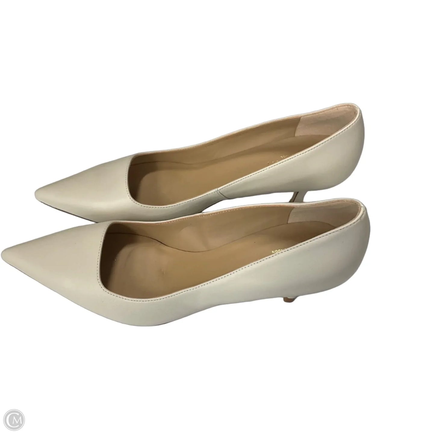 Shoes Heels Kitten By Lk Bennett In Cream, Size: 7.5