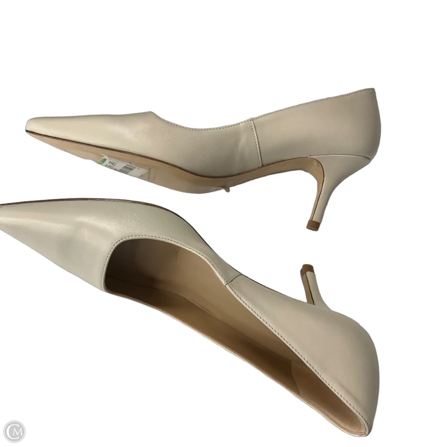 Shoes Heels Kitten By Lk Bennett In Cream, Size: 7.5