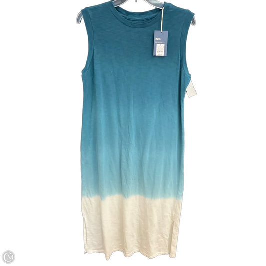 Dress Casual Midi By Universal Thread In Blue, Size: M