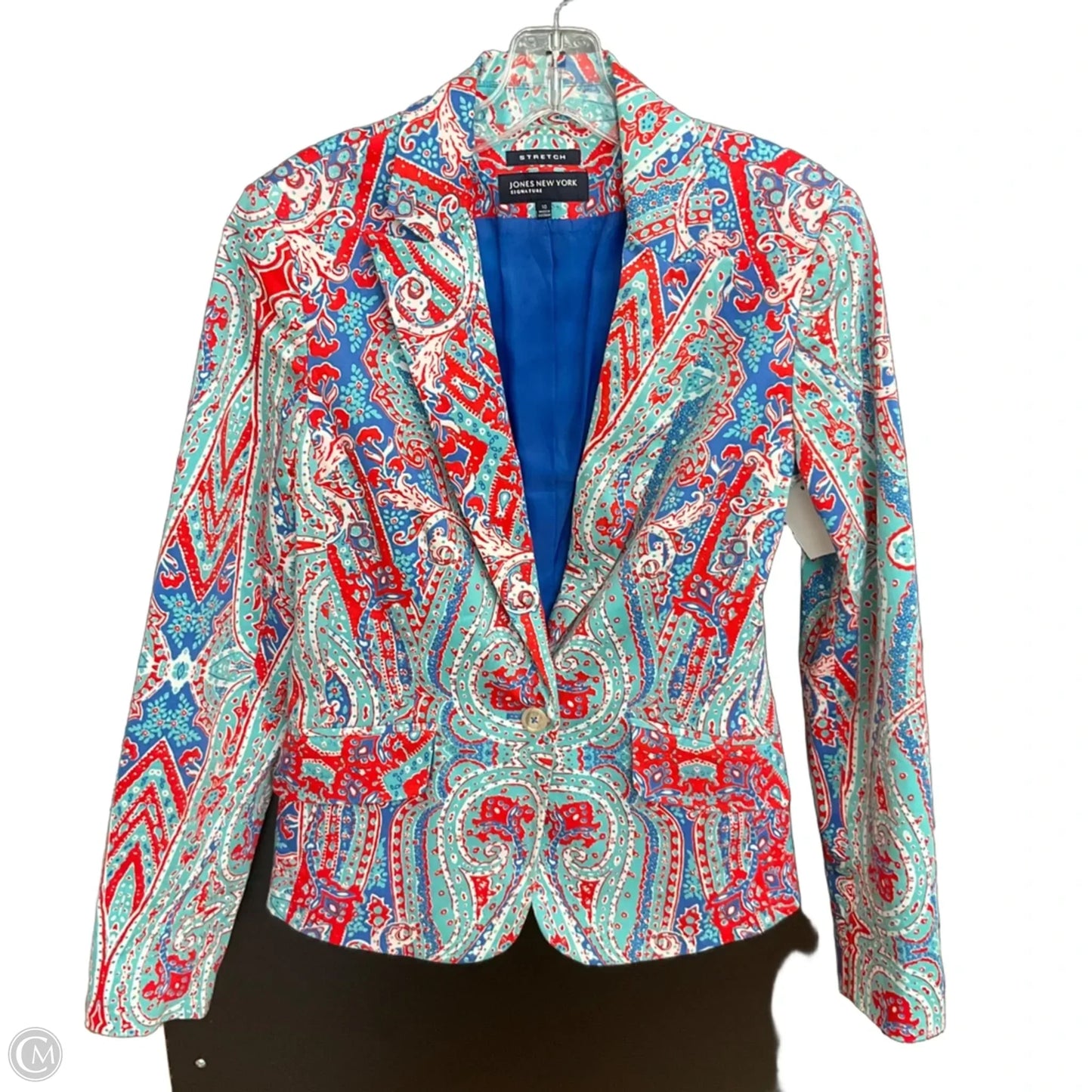 Blazer By Jones New York In Blue, Size: M