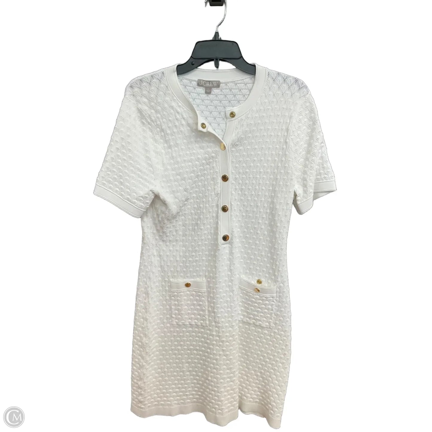 Dress Casual Midi By J. Crew In White, Size: L