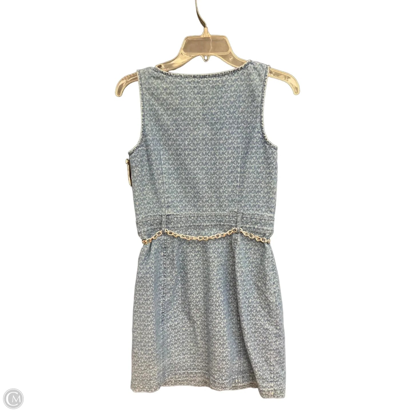 Dress Casual Midi By Michael By Michael Kors In Blue Denim, Size: 0