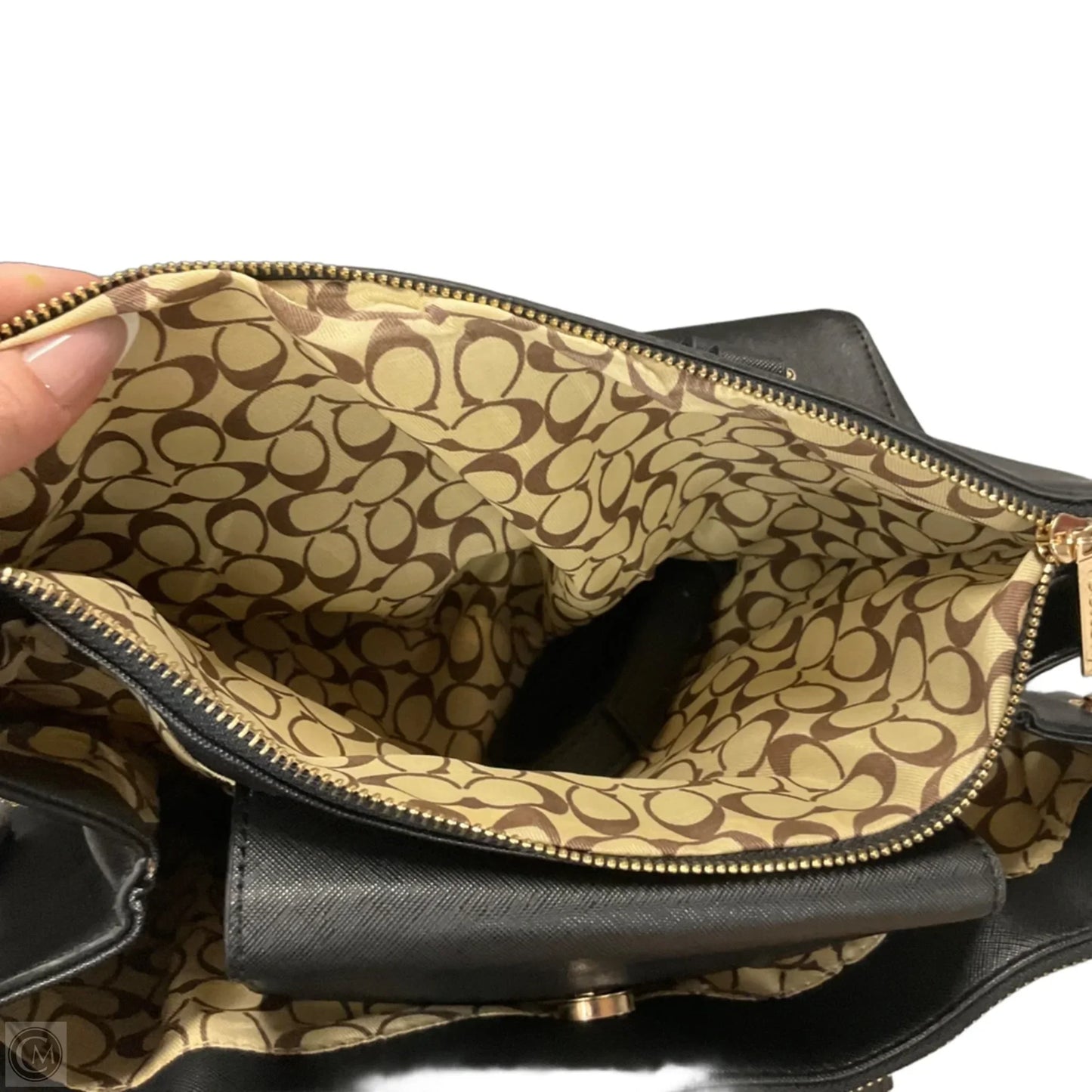 Handbag Designer By Coach, Size: Medium
