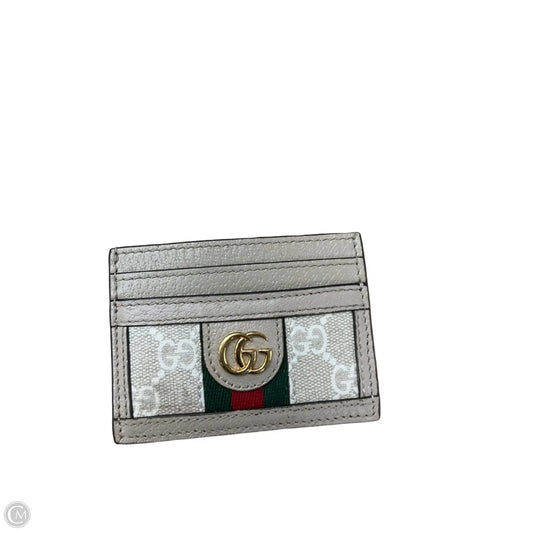 Id/card Holder Luxury Designer By Gucci, Size: Small