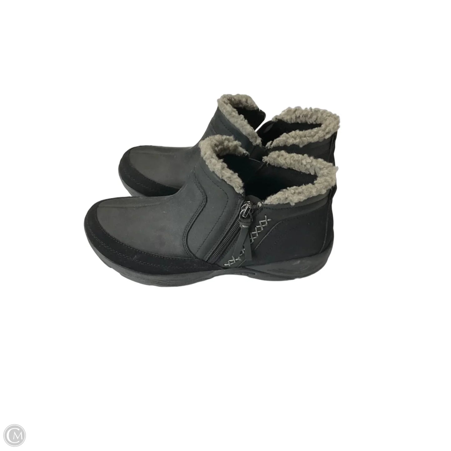 Boots Ankle Flats By Easy Spirit In Black, Size: 8.5