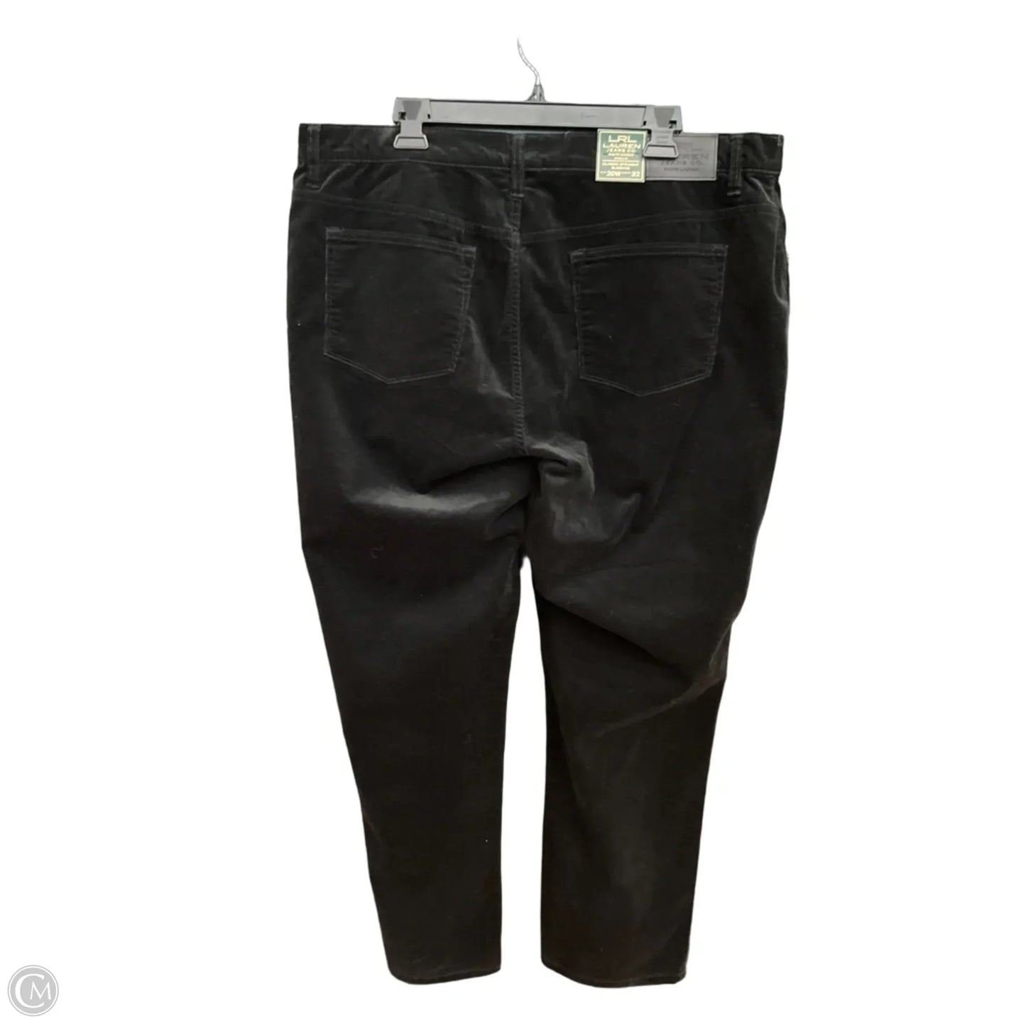 Pants Corduroy By Lauren By Ralph Lauren In Black, Size: 20