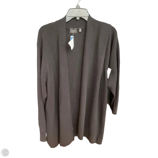 Cardigan By Cyrus In Black, Size: 3x