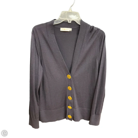 Cardigan Designer By Tory Burch In Navy, Size: Xl