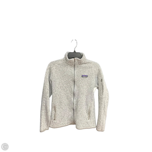 Jacket Fleece By Patagonia In Grey, Size: S