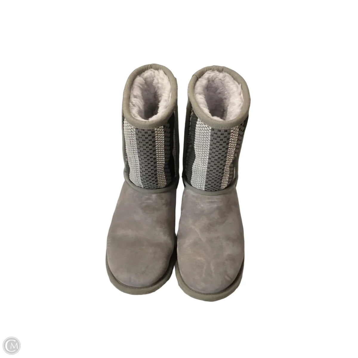 Boots Designer By Ugg In Grey, Size: 8