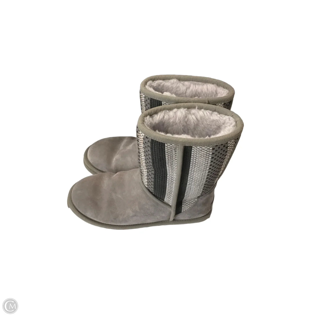 Boots Designer By Ugg In Grey, Size: 8