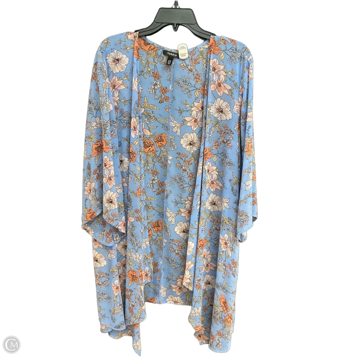 Swimwear Cover-up By Torrid In Blue, Size: Xl