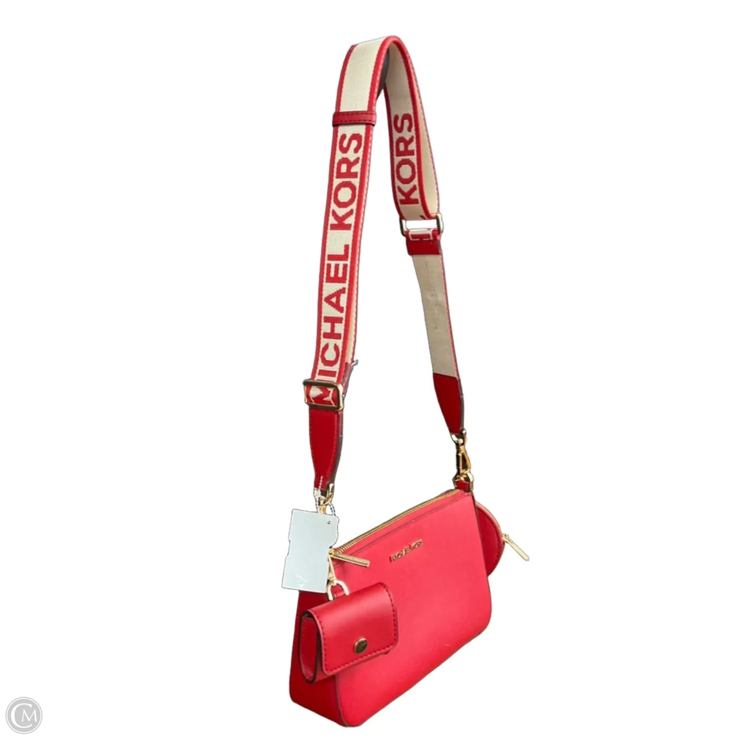 Crossbody Designer By Michael Kors, Size: Medium
