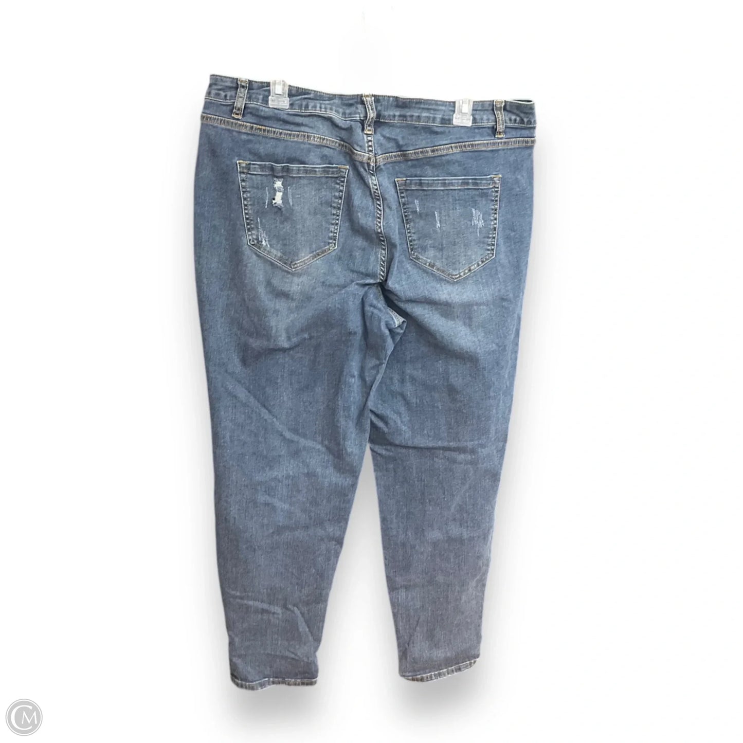 Jeans Straight By Lane Bryant In Blue Denim, Size: 18