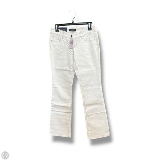 Jeans Boot Cut By Ann Taylor In White, Size: 0p