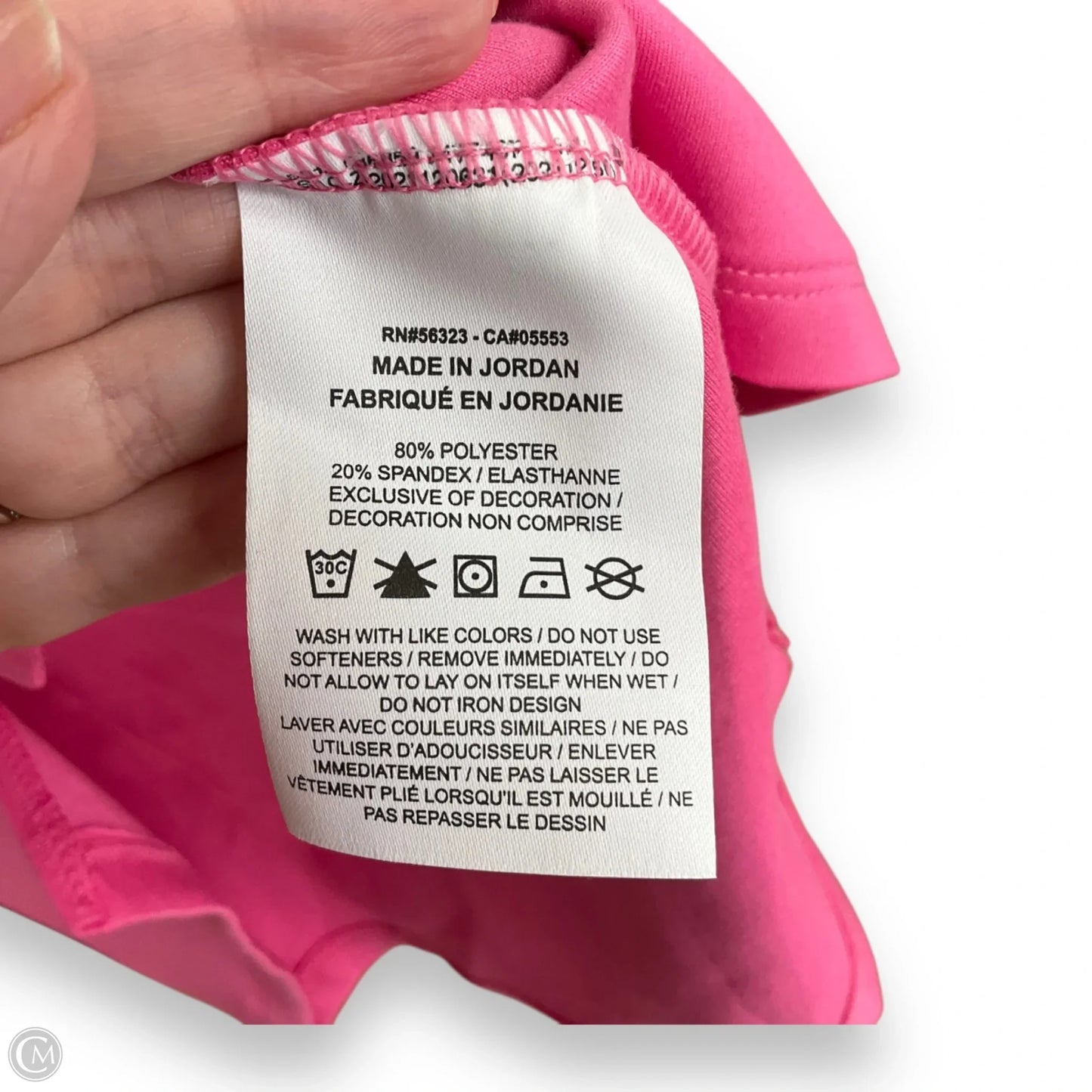 Athletic Sweatshirt Crewneck By Nike Apparel In Pink, Size: M