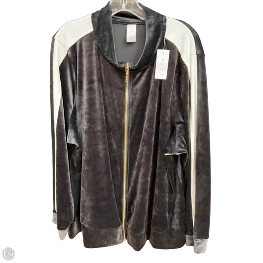 Athletic Jacket By Livi Active In Black, Size: 3x