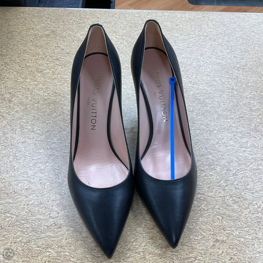 Shoes Luxury Designer By Louis Vuitton In Black, Size: 6.5