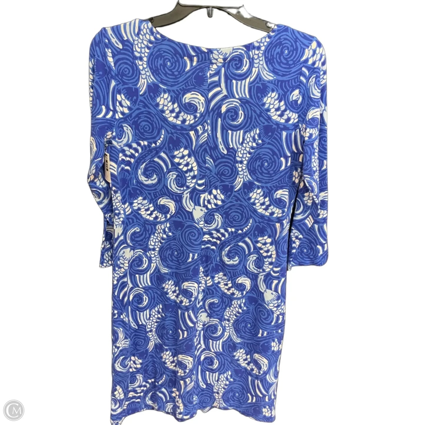Dress Designer By Lilly Pulitzer In Blue & White, Size: S