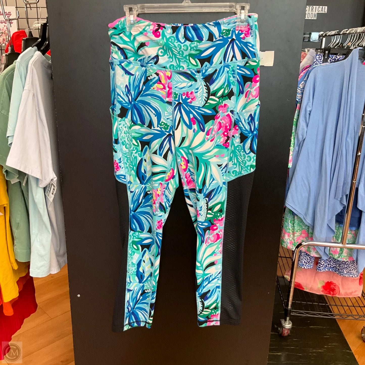 Pants Designer By Lilly Pulitzer In Floral Print, Size: L