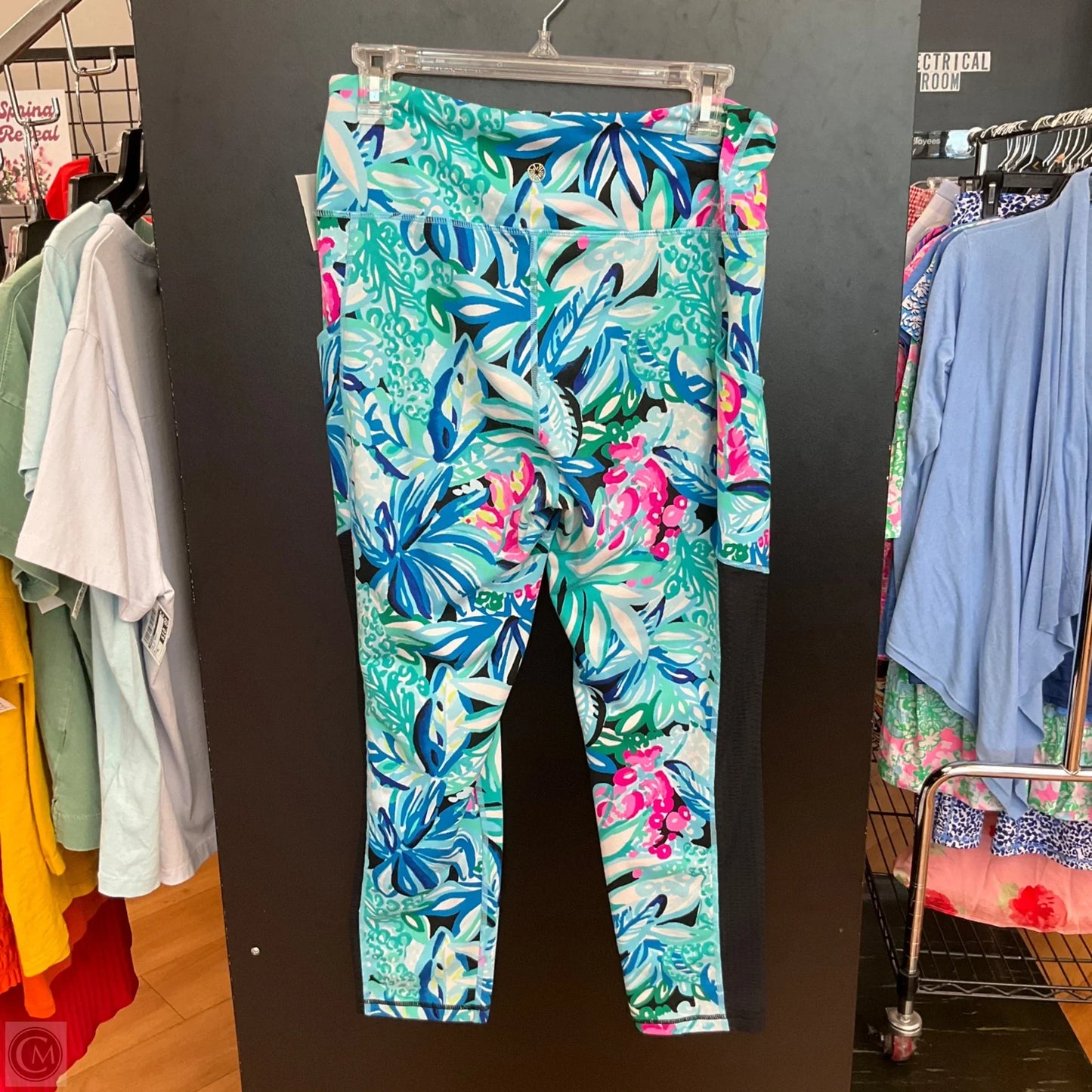 Pants Designer By Lilly Pulitzer In Floral Print, Size: L