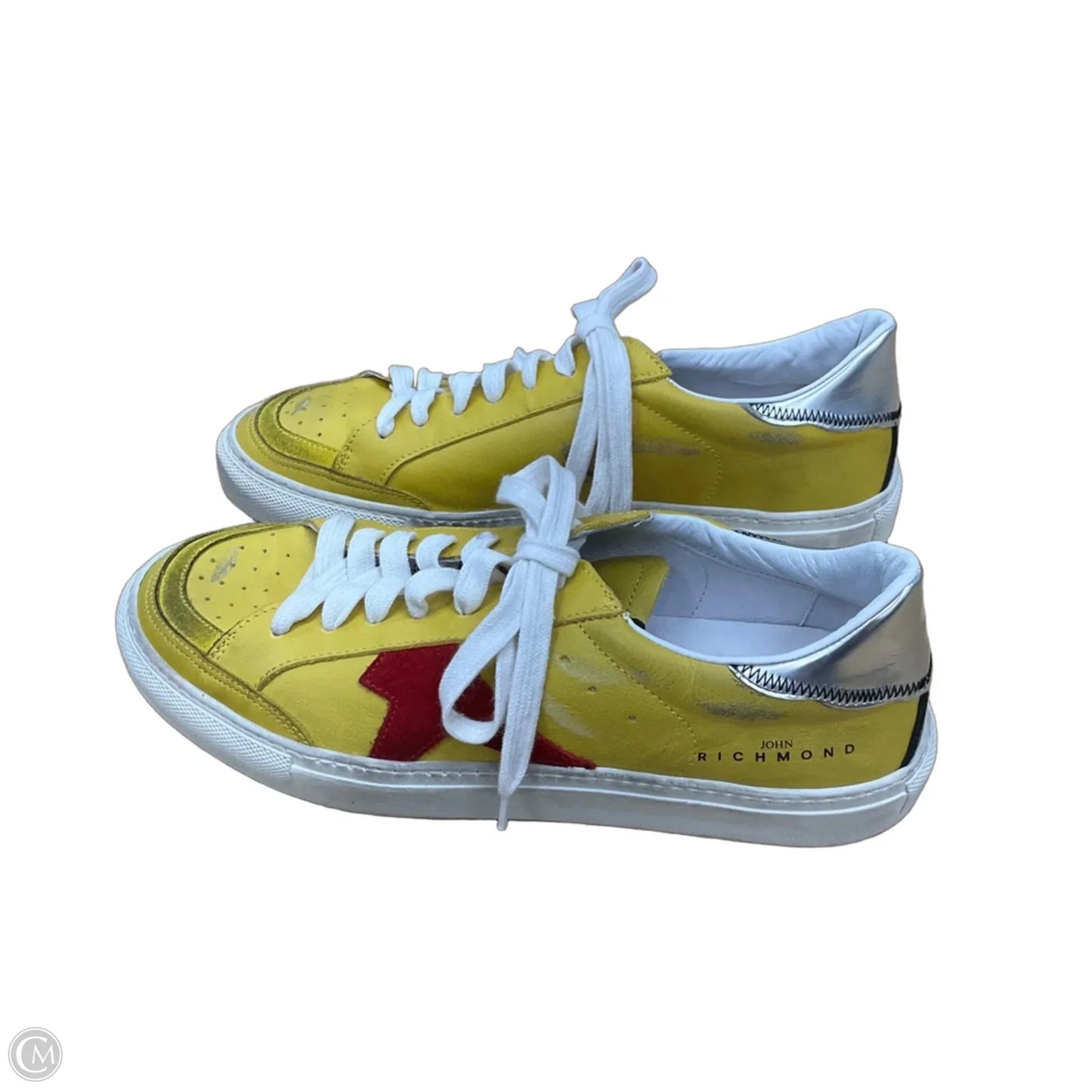 Shoes Sneakers By Cma In Yellow, Size: 10