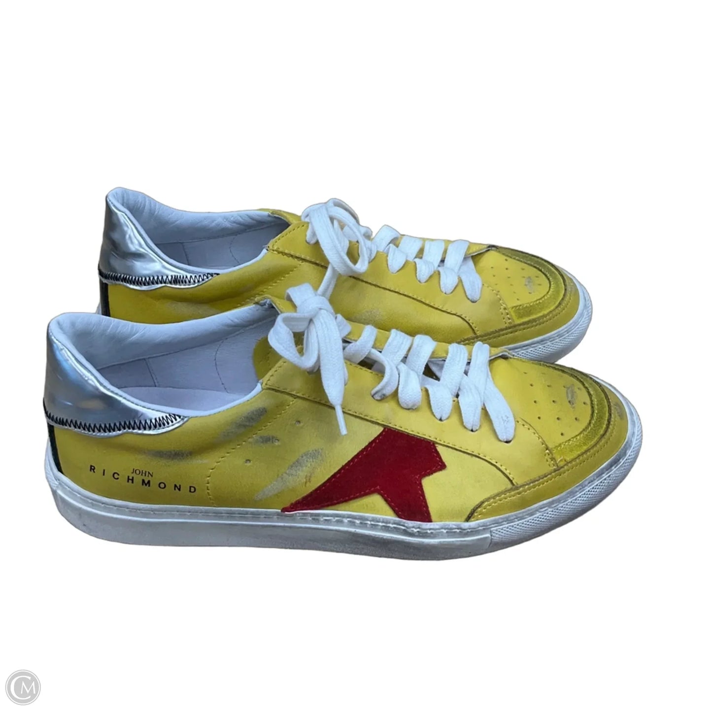 Shoes Sneakers By Cma In Yellow, Size: 10