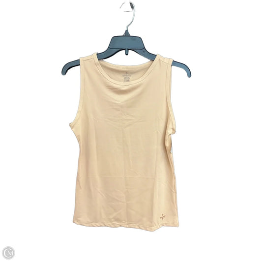 Athletic Tank Top By Clothes Mentor In Beige, Size: L
