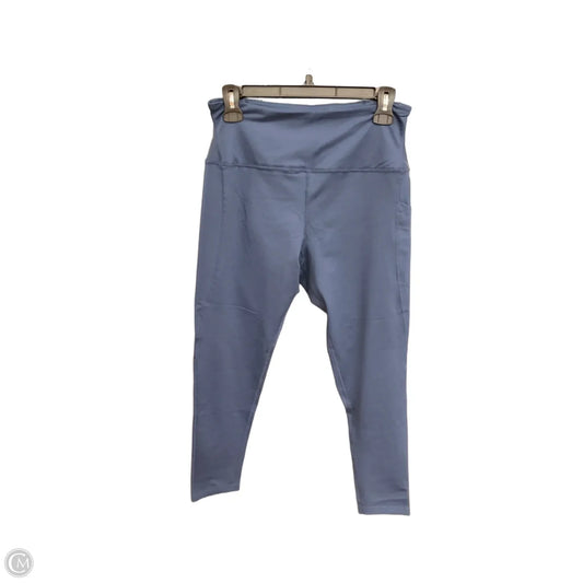 Athletic Capris By Clothes Mentor In Navy, Size: L