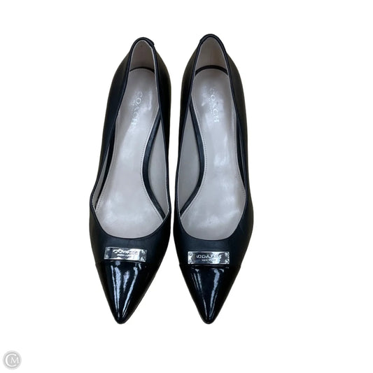 Shoes Designer By Coach In Black, Size: L