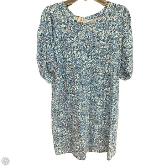 Dress Designer By Lilly Pulitzer In Blue & White, Size: Xl