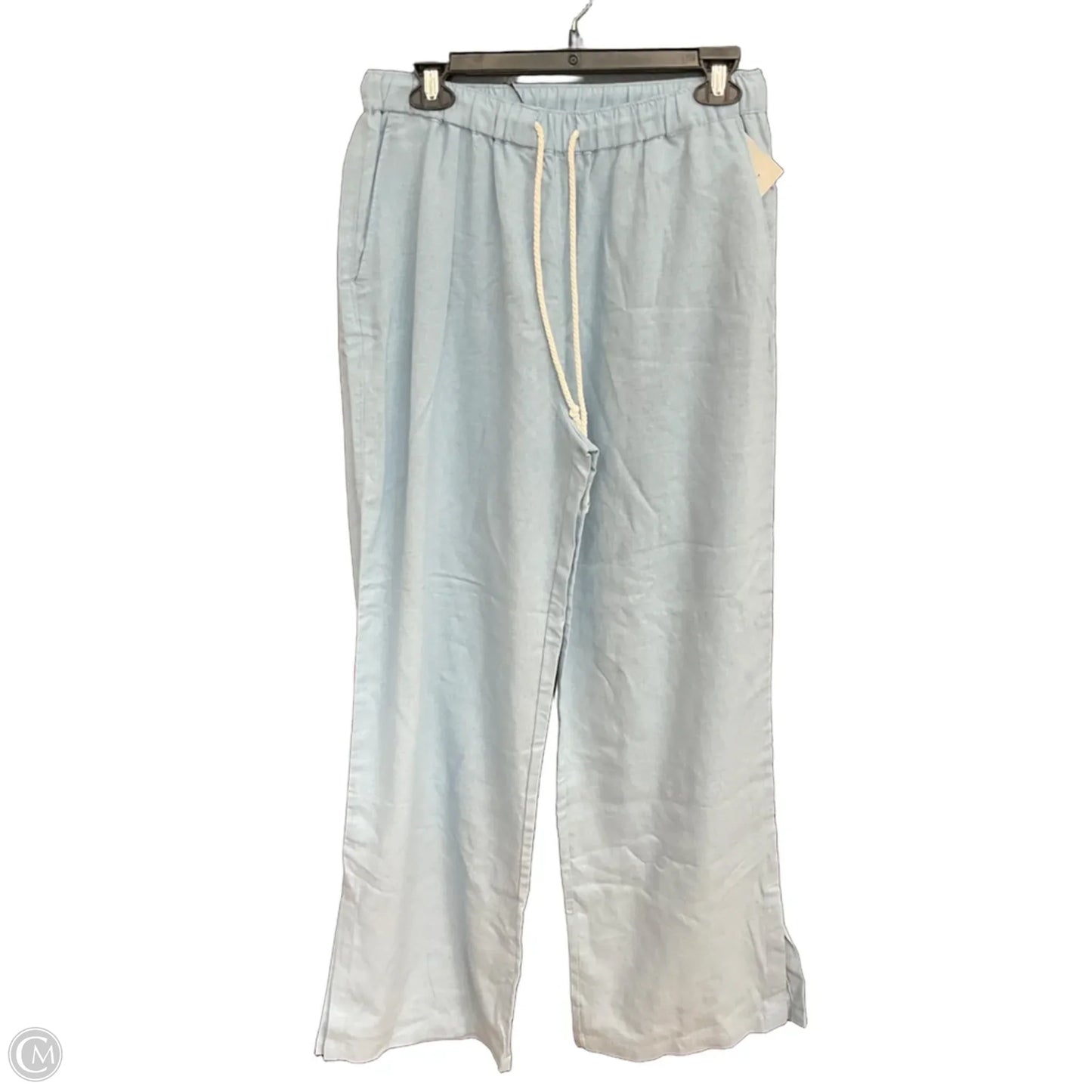Pants Linen By Love Tree In Blue, Size: L