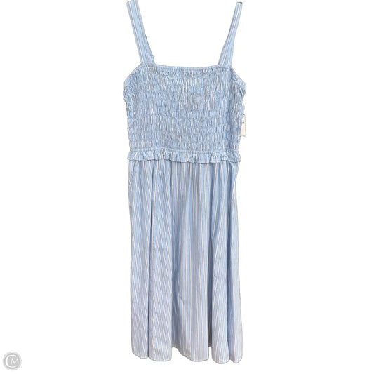 Dress Casual Midi By Old Navy In Striped Pattern, Size: M
