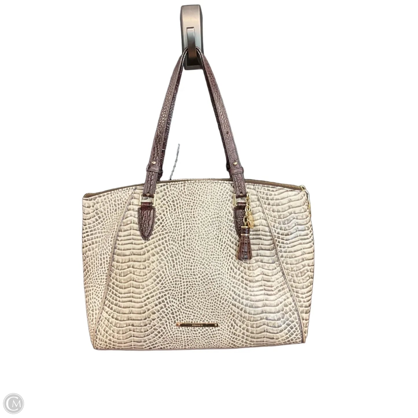 Handbag Designer By Brahmin, Size: Large