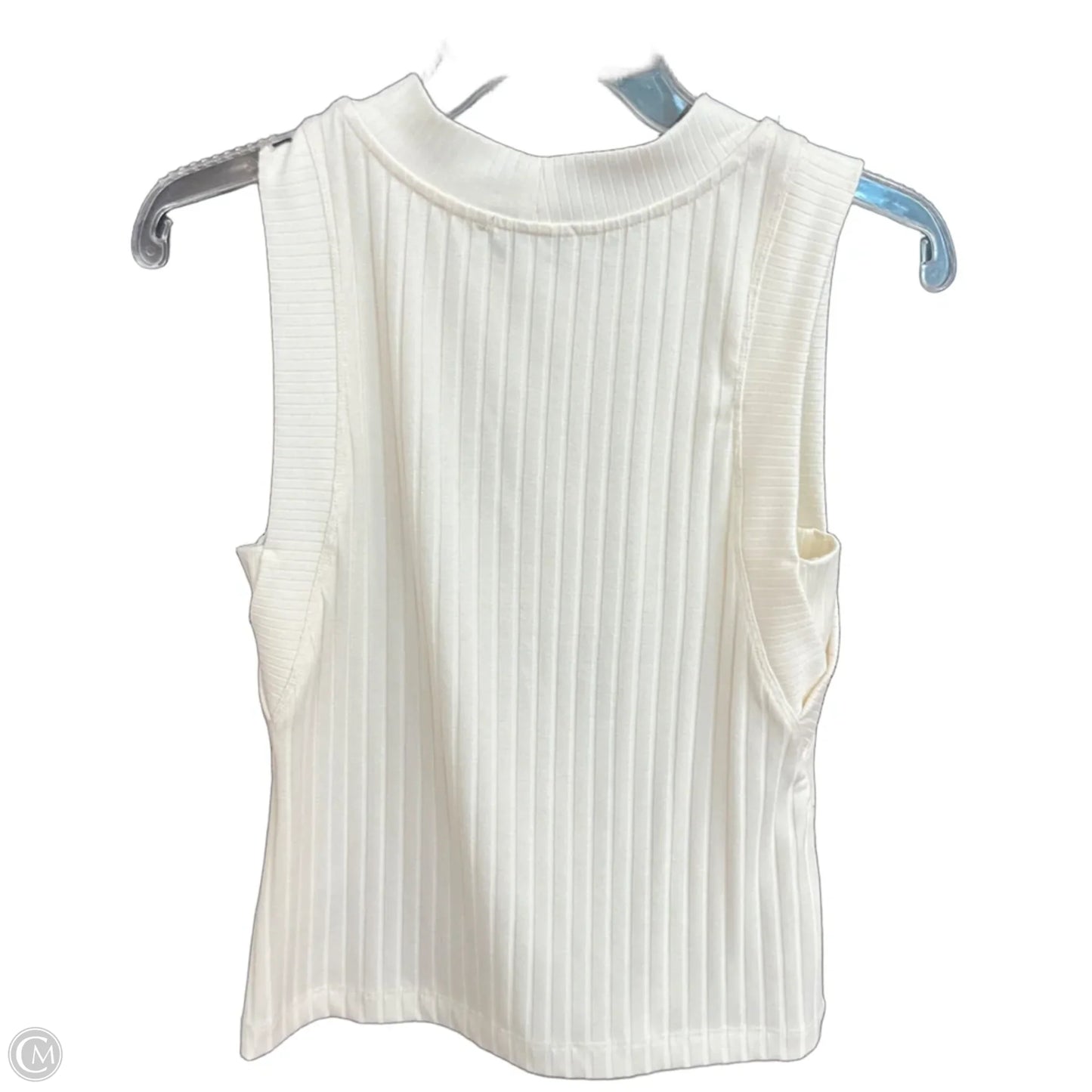 Top Sleeveless By Evereve In Cream, Size: Xs