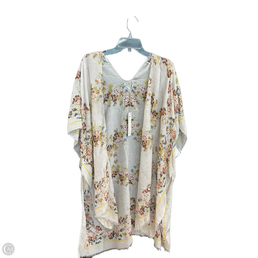 Cardigan By Woven Heart In Floral Print, Size: Osfm