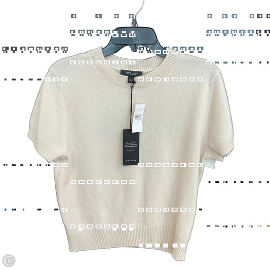Sweater Cashmere By Ann Taylor In Cream, Size: L
