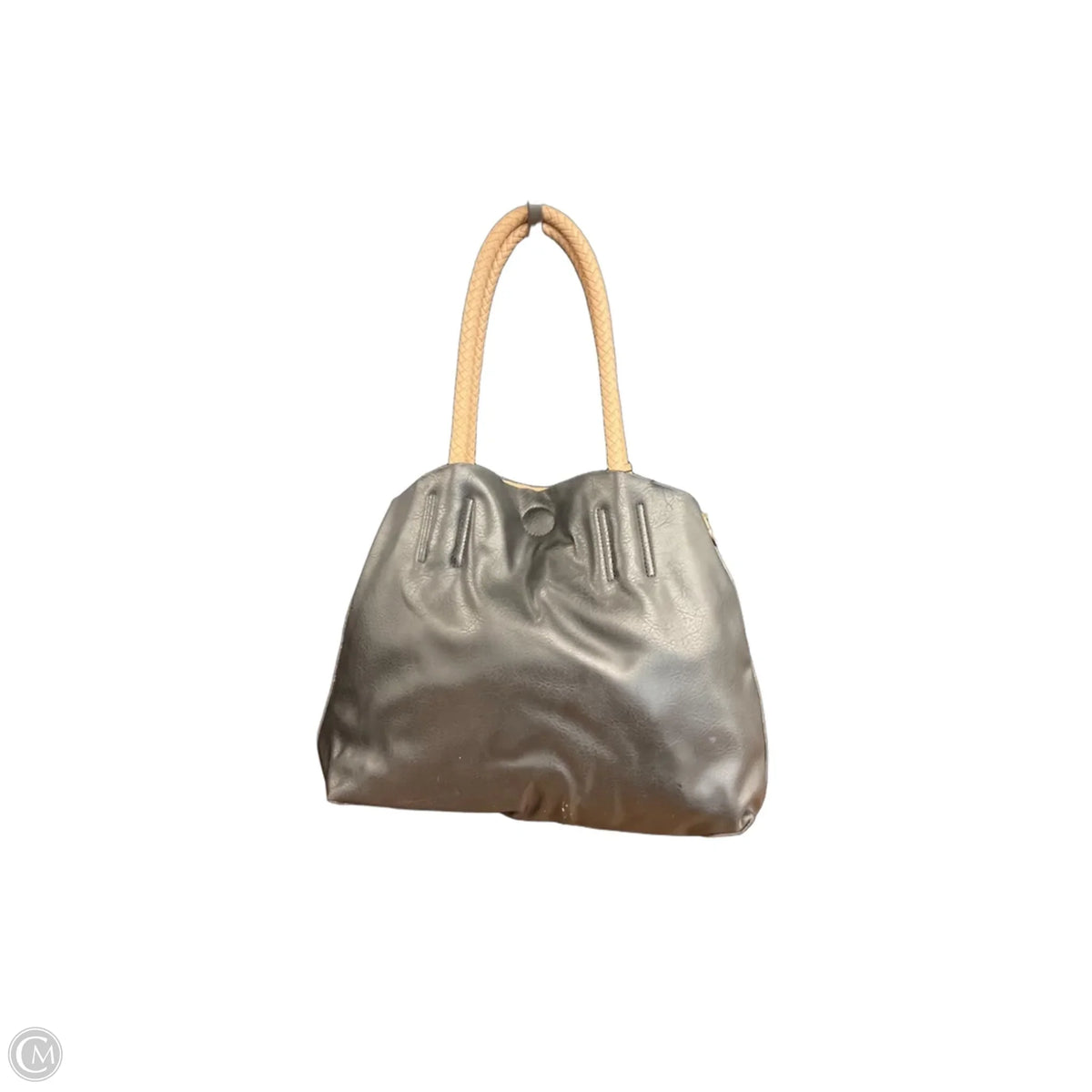Handbag Leather By Cmc, Size: Large