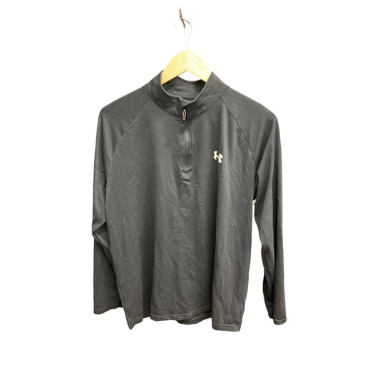 Athletic Jacket By Under Armour In Black, Size: L