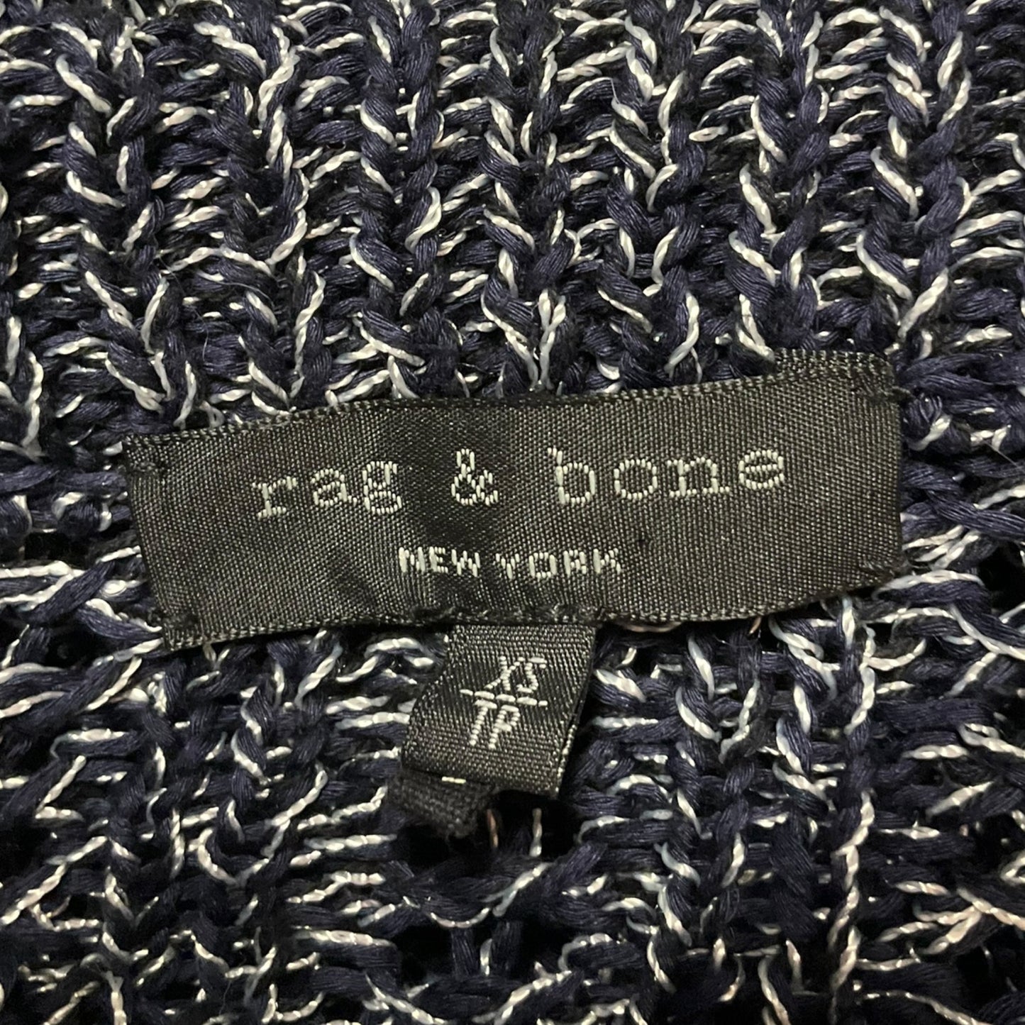 Sweater By Rag And Bone In Navy, Size: Xs