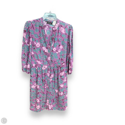 Dress Work By Saks Fifth Avenue In Purple, Size: Xs
