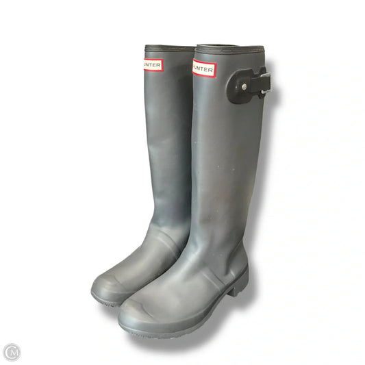 Boots Rain By Hunter In Grey, Size: 10