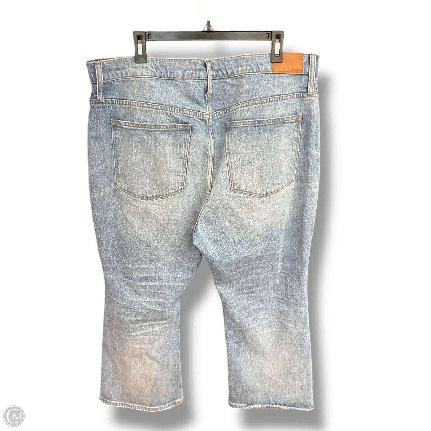 Jeans Cropped By Madewell In Blue, Size: 18