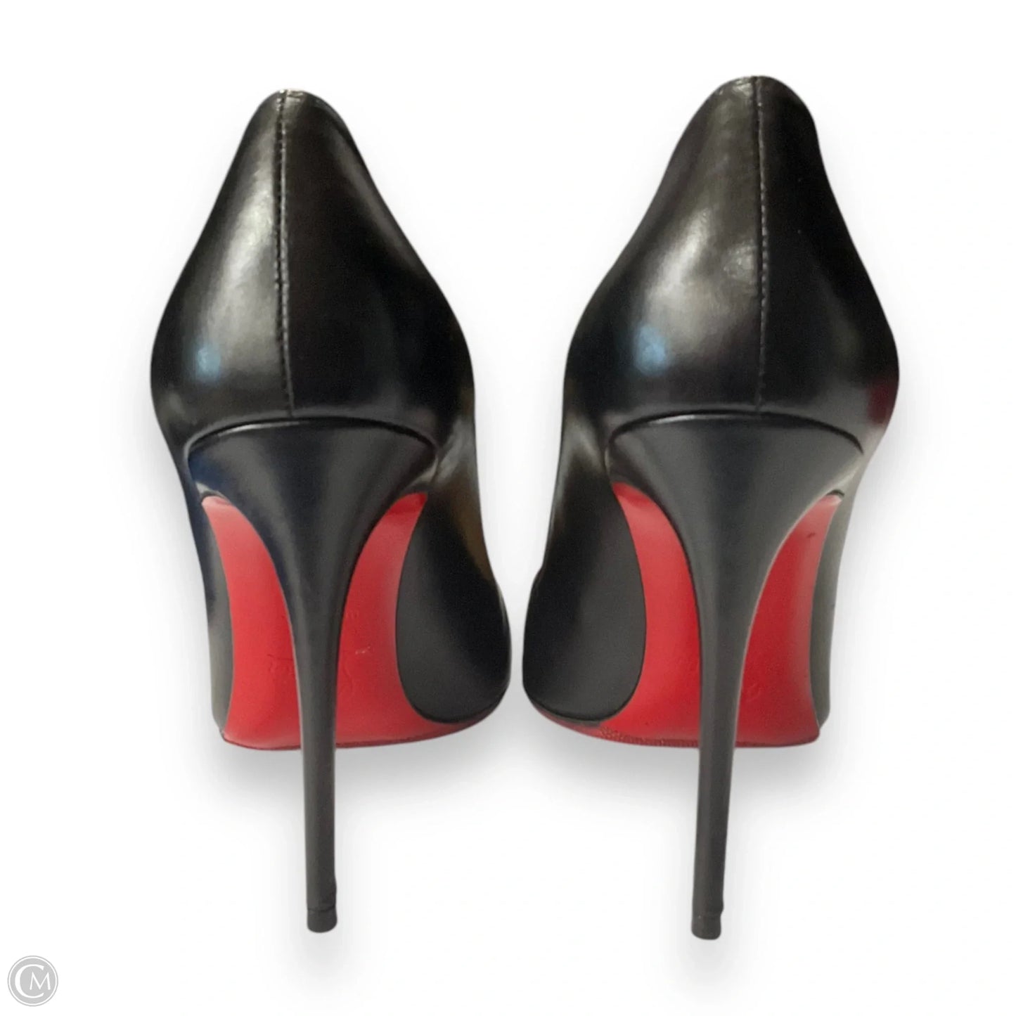 Shoes Luxury Designer By Christian Louboutin In Black, Size: 7